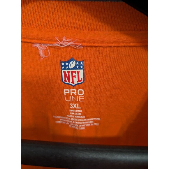 NFL Peyton Manning Denver Broncos Orange Long-Sleeve Majestic T-Shirt Size XXXL - Picture 3 of 15